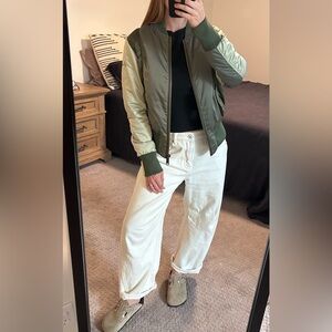 Scotch & Soda Green Bomber Jacket